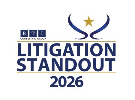 2026 BTI Litigation Standout Logo.
