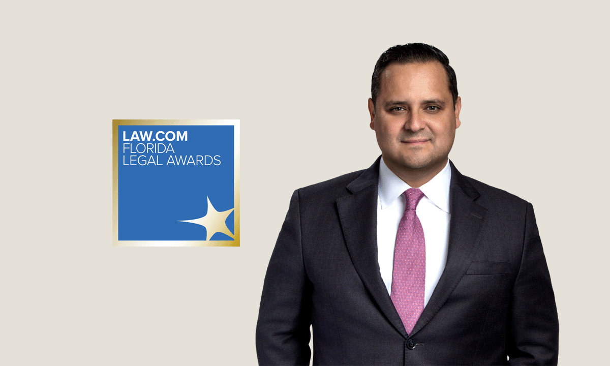 Pedro Hernandez Named a Best Mentor Finalist in the 2026 <em>ALM </em>Florida Legal Awards 